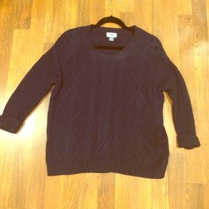 Old Navy Crew Neck Cableknit Sweater