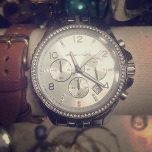 Michael Kor's silver watch