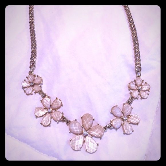 Lauren Conrad floral necklace
