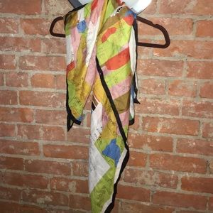 Light weight madewell scarf-multicolor