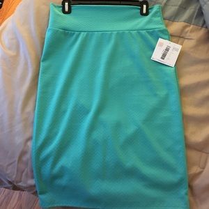 LuLaRoe Cassie skirt- in teal