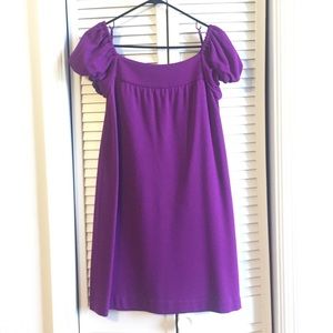 INC bright purple knit dress