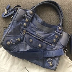 Balenciaga Bags - Balenciaga Giant City Bag, Outremer Blue 2010 Balenciaga Bags - Balenciaga Giant City Bag, Outremer Blue 2010