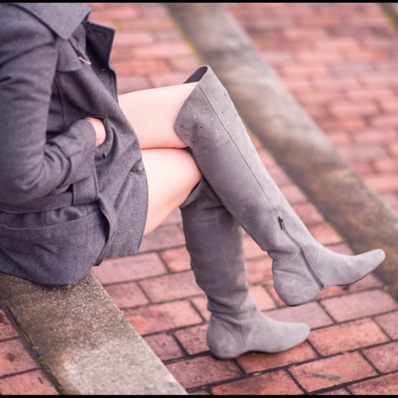 Suede Over-The-Knee Steve Madden Boots