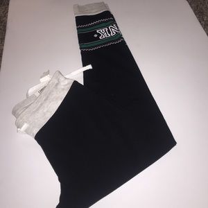 Victoria's Secret PINK Campus Leggings medium NWT