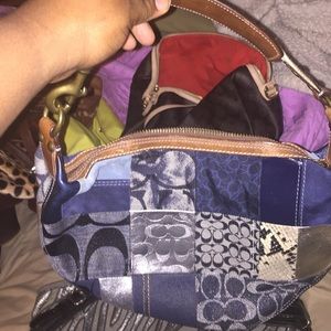 Coach multi material bag