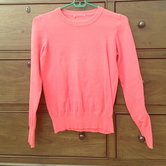 Pink long sleeve sweater
