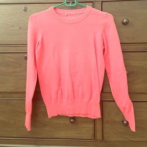 Pink long sleeve sweater