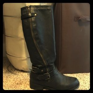 Steve Madden knee high black boots