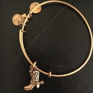 Alex and ani cow boy boot