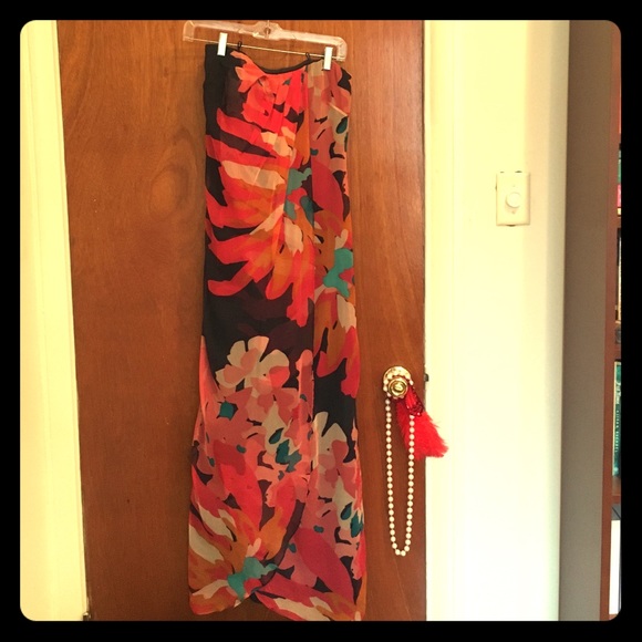 Worn once! Trina Turk maxi evening/wedding dress