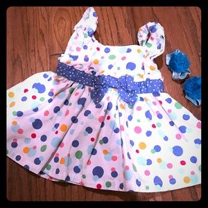Gymboree bubbly whale dress
