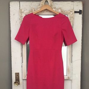 ✨SOLD✨ Ann Taylor hot pink sheath dress💕