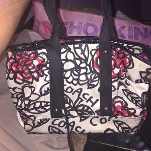 Coach flower purse