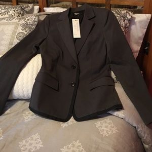 Black on black classic blazer