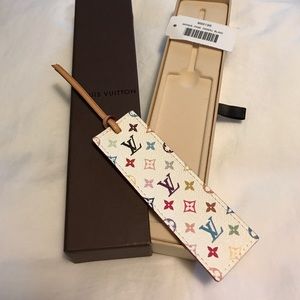 Louis Vuitton Leather Murakami Book Mark Rare