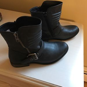 Black Moto Boots
