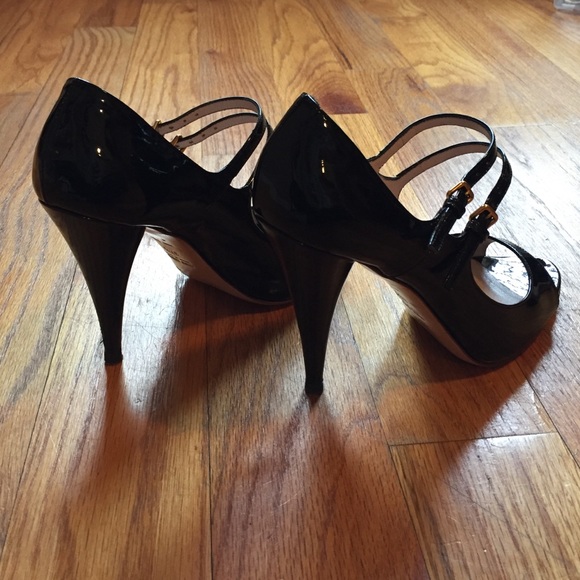 Miu Miu Black Patent Leather Pumps