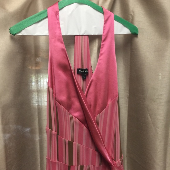 BEBE Sexy silk and satin dress