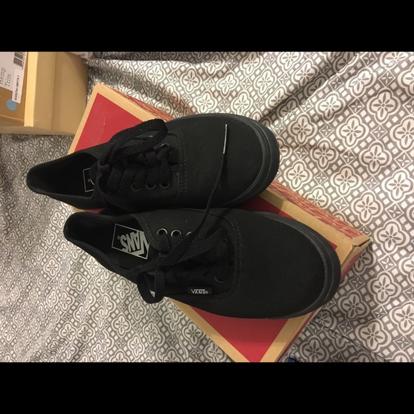 All black vans