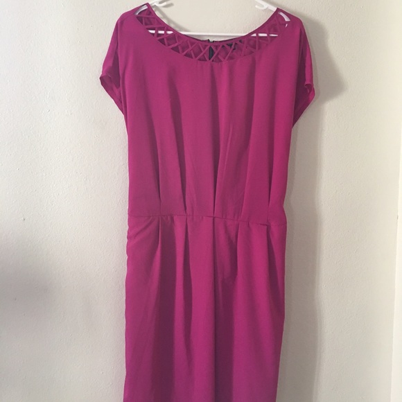 BeBop Dresses & Skirts - Magenta Short Sleeve Plus Size Dress