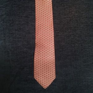 Burgundy tie dachshund tie 100% silk twill.