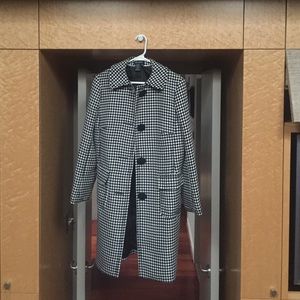 Black and white polka dot jacket