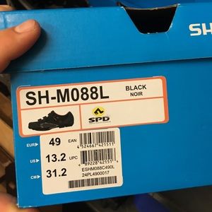 Shimano clip in spin shoe