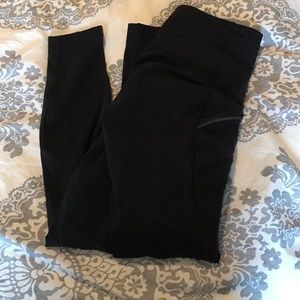 Lululemon fleeced lined legging