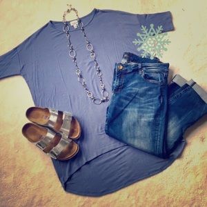 Lularoe Blue Irma. *BUNDLE 2+ items and save 10%*