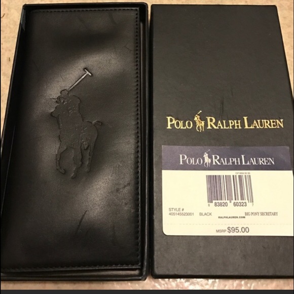 Black long Polo Ralph Lauren wallet