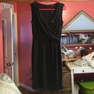 Tahari black day/evening dress