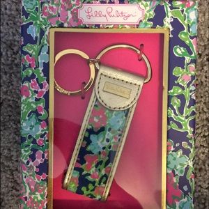 Lilly Pulitzer key fob in southern charm