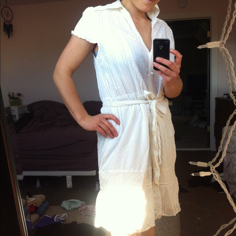 Beautiful summer eyelet dress
