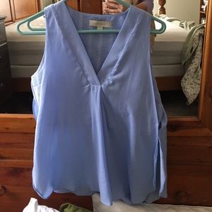 Double layer sky blue tank