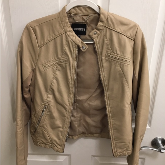 Faux leather jacket