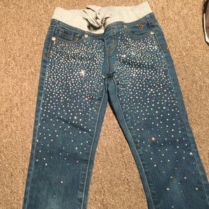 Justice embellished jeans