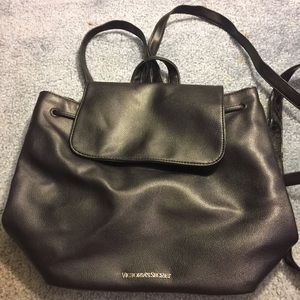 Victoria's Secret leather back pack