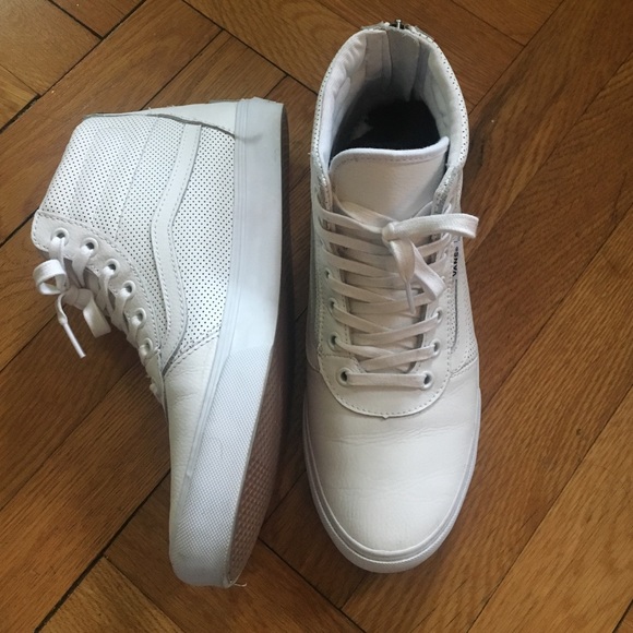 White High Top Vans