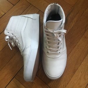 White High Top Vans