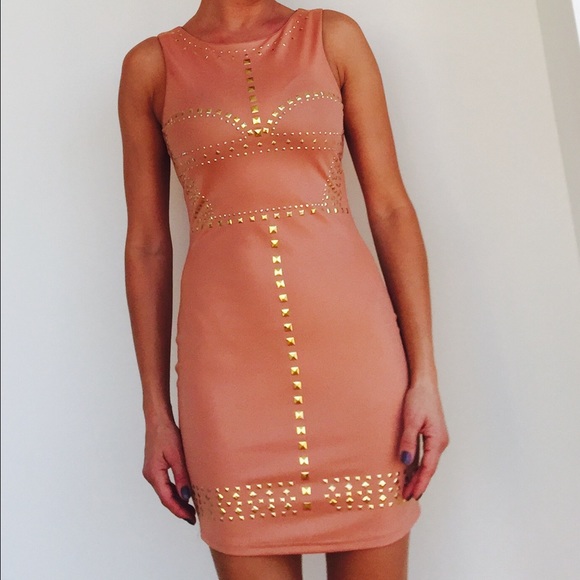 Caprices Short beige dress - Picture 1 of 3