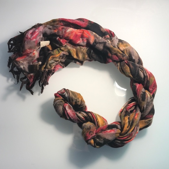 J. Crew floral scarf