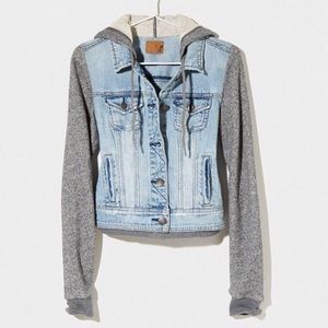 AEO Sweatshirt Jean Jacket