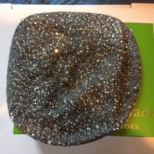 Kate Spade Sequin Beret NWT