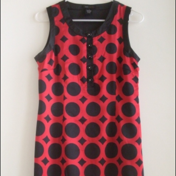 BCBGMaxazaria red & black dress- PRICED TO SELL!