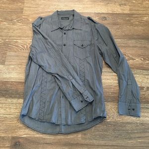 7 Diamonds Mens Button Down Shirt