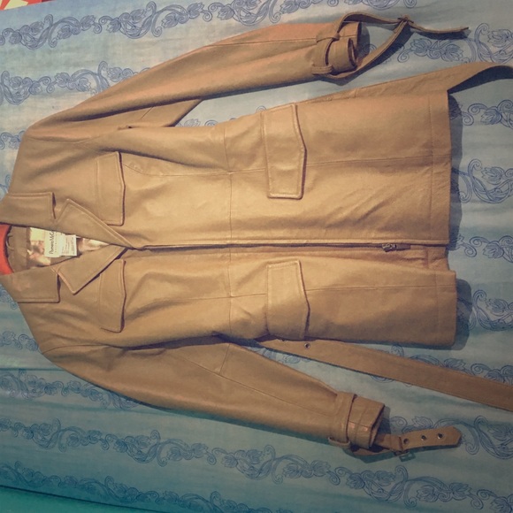 Pamela Macoy 100% leather jacket