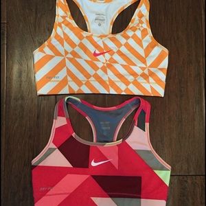 2 Nike sports bras