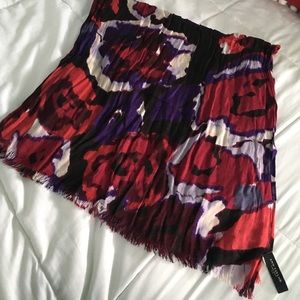 Watercolor Ann Taylor scarf