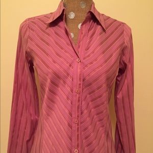 Pink Striped Button Down Shirt